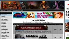 What Topmmorpgsites.com website looked like in 2014 (9 years ago)