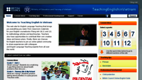 What Teachingenglish.edu.vn website looked like in 2014 (9 years ago)