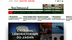 What Twojeinnowacje.pl website looked like in 2014 (9 years ago)