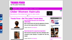 What Trendsfever.com website looked like in 2014 (9 years ago)