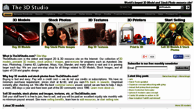 What The3dstudio.com website looked like in 2014 (11 years ago)