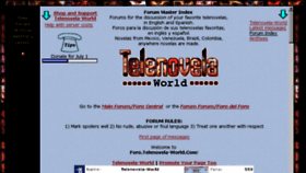 What Telenovela-world.com website looked like in 2014 (9 years ago)