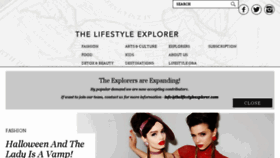 What Thelifestyleexplorer.com website looked like in 2014 (10 years ago)