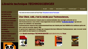 What Technosciences.fr website looked like in 2014 (9 years ago)