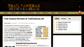 What Trailcameras.net website looked like in 2014 (9 years ago)