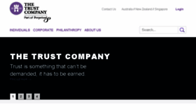 What Thetrustcompany.com.au website looked like in 2014 (9 years ago)