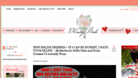 What Theknottybride.com website looked like in 2014 (9 years ago)
