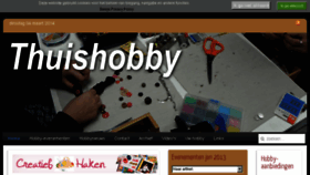 What Thuishobby.nl website looked like in 2014 (9 years ago)