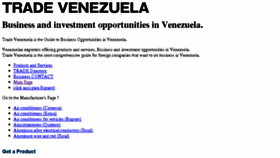 What Trade-venezuela.com website looked like in 2014 (9 years ago)