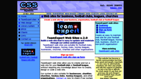 What Teamexpert.co.uk website looked like in 2014 (9 years ago)