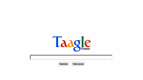 What Taagle.fr website looked like in 2014 (9 years ago)