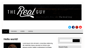 What Therealguy.ca website looked like in 2014 (9 years ago)