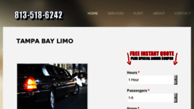 What Tampabaylimo.org website looked like in 2014 (9 years ago)