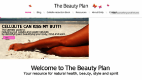 What Thebeautyplan.com website looked like in 2014 (9 years ago)