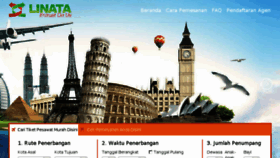 What Tiketlinata.co.id website looked like in 2014 (9 years ago)