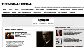 What Themoralliberal.com website looked like in 2014 (9 years ago)