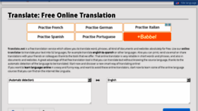 What Translate.net website looked like in 2014 (9 years ago)