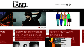 What Thelabel.in website looked like in 2014 (9 years ago)