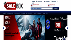 What Thesalebox.com website looked like in 2014 (9 years ago)
