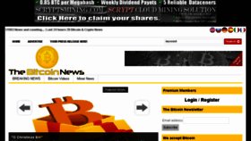 What Thebitcoinnews.co.uk website looked like in 2014 (9 years ago)