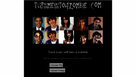 What Turnmeintoazombie.com website looked like in 2015 (9 years ago)