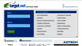 What Target.net website looked like in 2015 (9 years ago)
