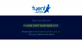 What Tyentaustralasia.com.au website looked like in 2015 (9 years ago)