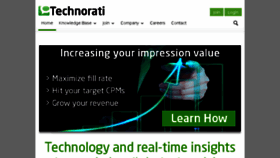 What Technoratimedia.com website looked like in 2015 (9 years ago)