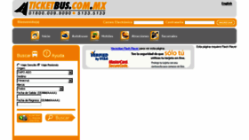 What Ticketbus.com.mx website looked like in 2015 (9 years ago)