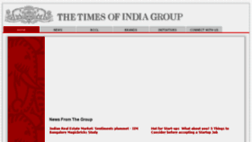 What Timesgroup.com website looked like in 2015 (9 years ago)