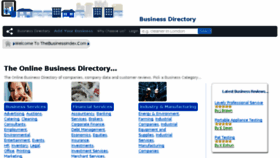 What Thebusinessindex.com website looked like in 2015 (9 years ago)