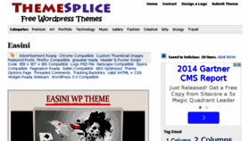 What Themesplice.com website looked like in 2015 (9 years ago)
