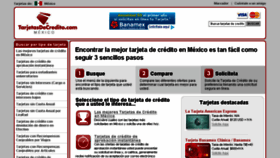 What Tarjetasdecredito.com website looked like in 2015 (9 years ago)