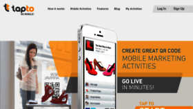 What Tapto.com website looked like in 2015 (11 years ago)
