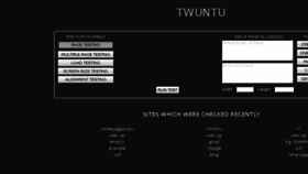 What Twuntu.com website looked like in 2015 (10 years ago)