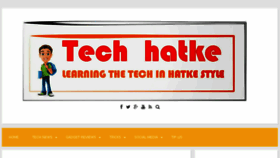 What Techhatke.com website looked like in 2015 (9 years ago)