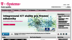 What T-systems.cz website looked like in 2015 (9 years ago)