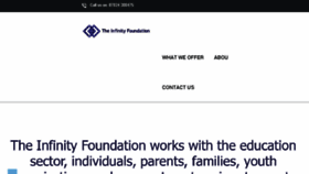 What Theinfinityfoundation.org website looked like in 2015 (9 years ago)