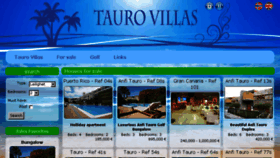 What Taurovillas.com website looked like in 2015 (9 years ago)
