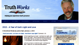 What Truthworks.org website looked like in 2015 (9 years ago)