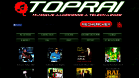What Toprai.com website looked like in 2015 (9 years ago)