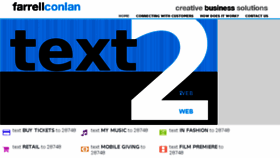 What Text2.net website looked like in 2015 (9 years ago)
