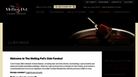 What Themeltingpotclubfondue.com website looked like in 2015 (9 years ago)
