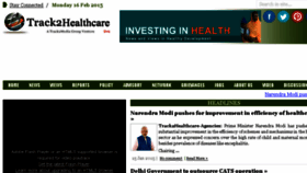 What Track2healthcare.com website looked like in 2015 (9 years ago)