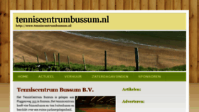 What Tenniscentrumbussum.nl website looked like in 2015 (9 years ago)