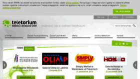 What Teletorium.pl website looked like in 2015 (9 years ago)