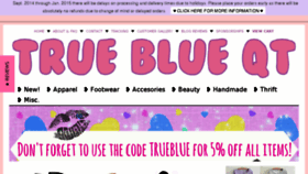 What Trueblueqt.storenvy.com website looked like in 2015 (9 years ago)