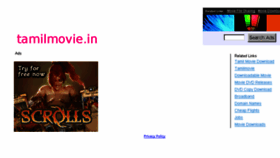 What Tamilmovie.in website looked like in 2015 (9 years ago)