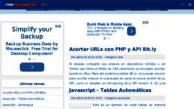 What Todoprogramacion.net website looked like in 2015 (9 years ago)