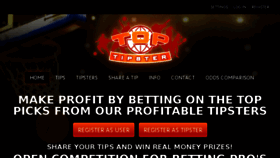 What Top-tipster.com website looked like in 2015 (9 years ago)